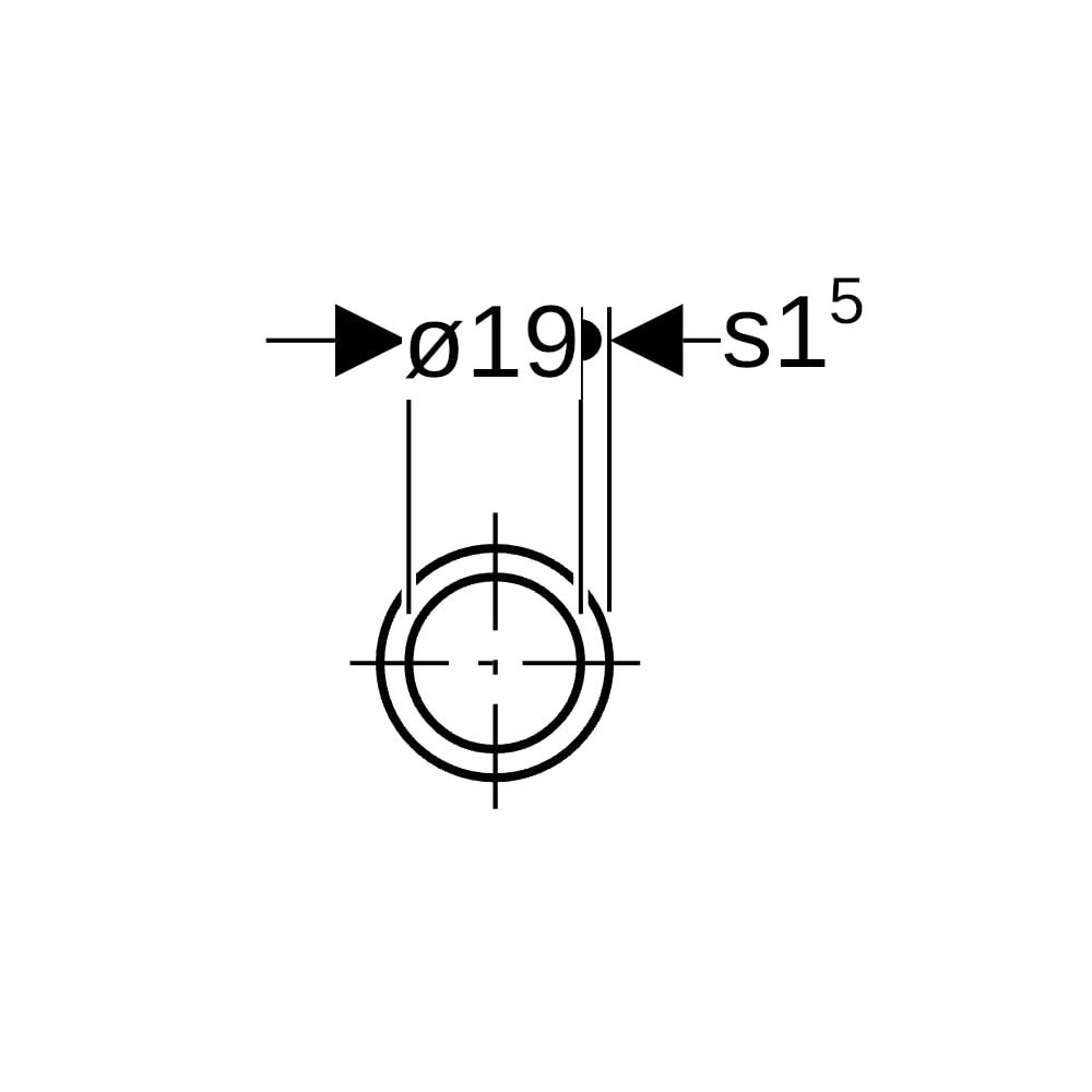 Geberit Mapress C-Stahl Rohrnippel außen verzinkt Außendurchmesser 22mm... GEBERIT-22052 4024723220527 (Abb. 7)
