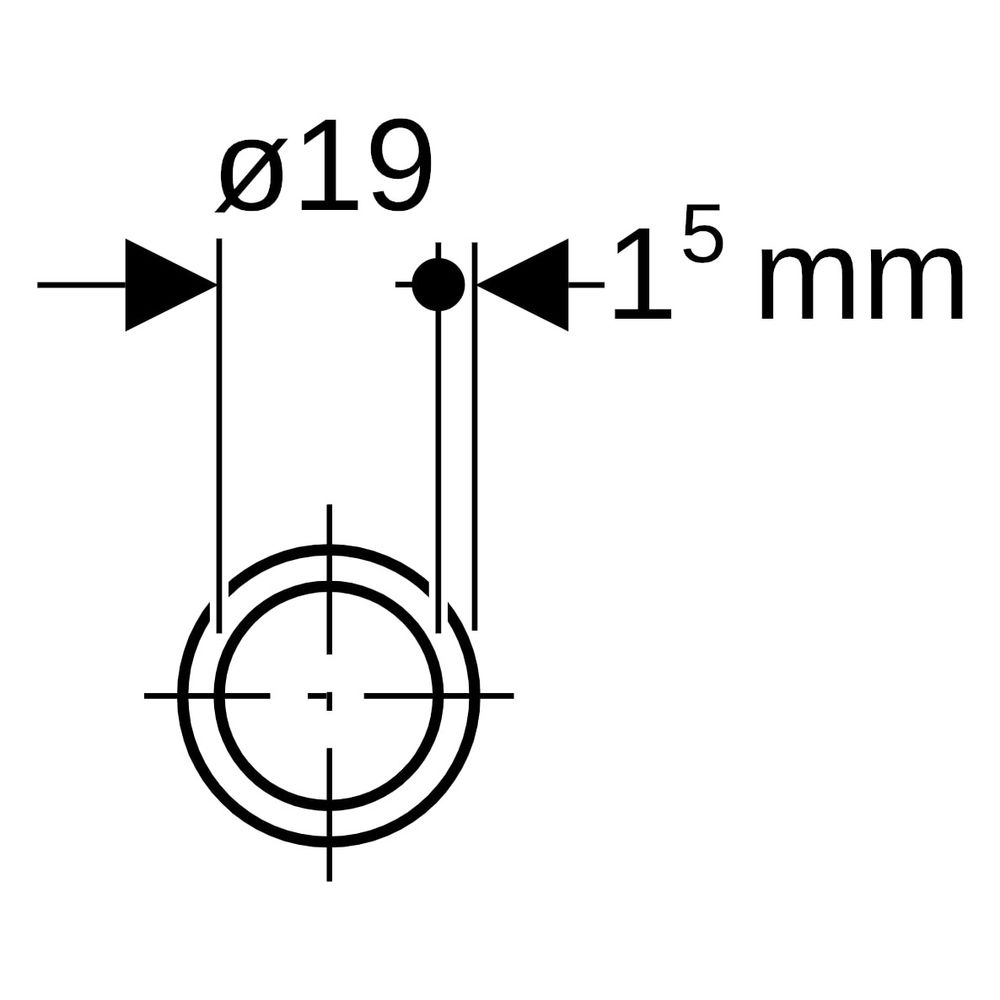 Geberit Mapress C-Stahl Rohrnippel außen verzinkt Außendurchmesser 22mm... GEBERIT-22052 4024723220527 (Abb. 10)