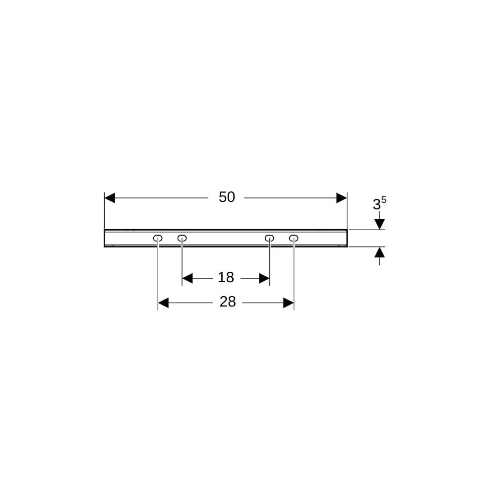 Geberit Verstärkungsblech für Geberit Duofix Element für Waschtische, Stahl... GEBERIT-111040001 4025410642455 (Abb. 8)