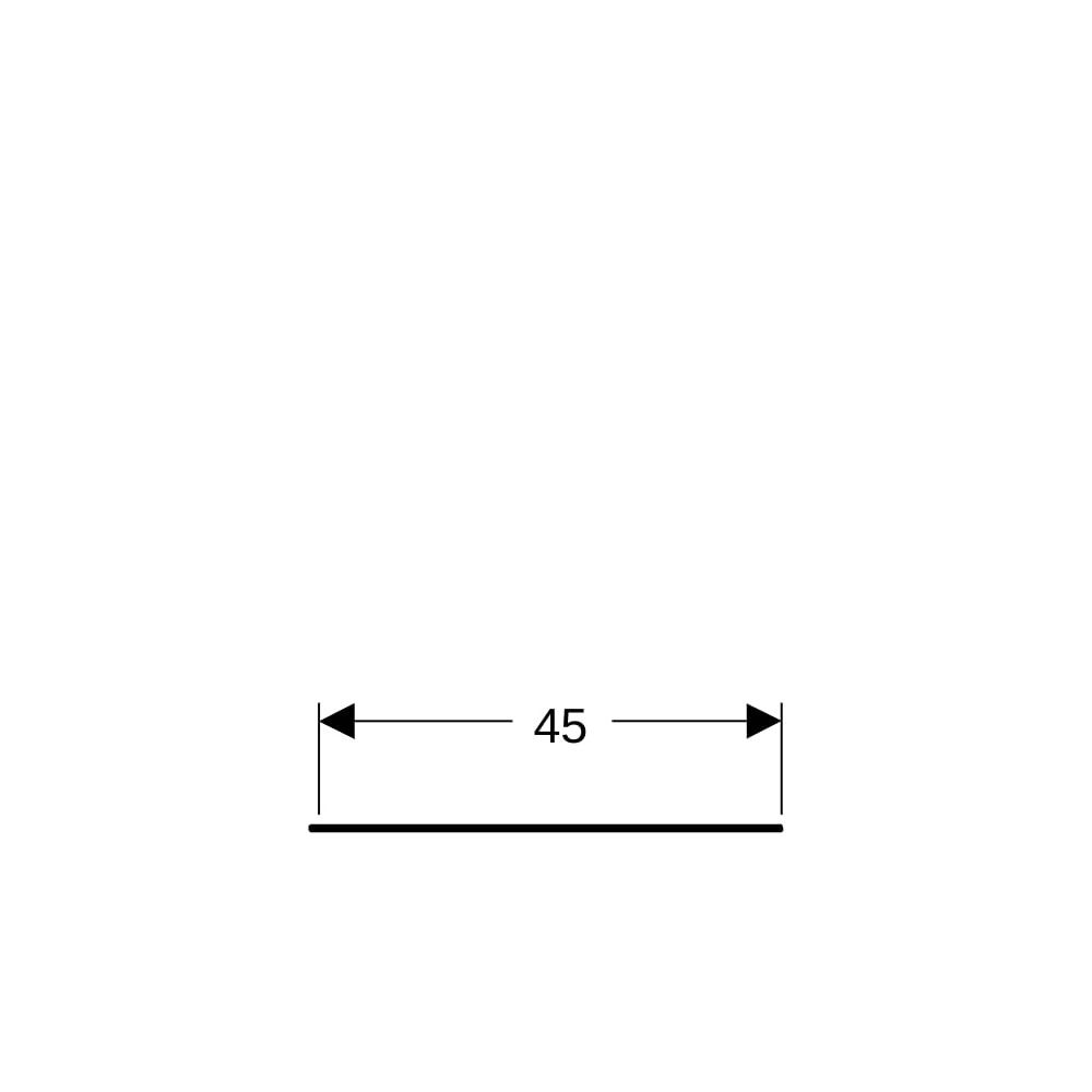 Geberit ONE Abdeckung für Seitenschrank und Seitenelement, Glas 45x0,6x46,5cm, lava,... GEBERIT-505082002 4025410646804 (Abb. 8)