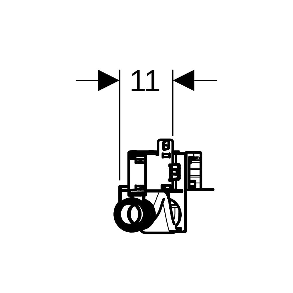 Geberit GIS Element für Dusche, mit Wandablauf, für Estrichhöhe am Einlauf 90-200mm... GEBERIT-461734001 4025416289067 (Abb. 9)