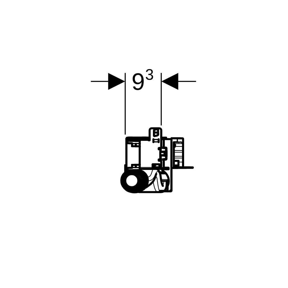 Geberit GIS Element für Dusche, mit Wandablauf, für Estrichhöhe am Einlauf 65-90mm... GEBERIT-461736001 4025416289098 (Abb. 9)