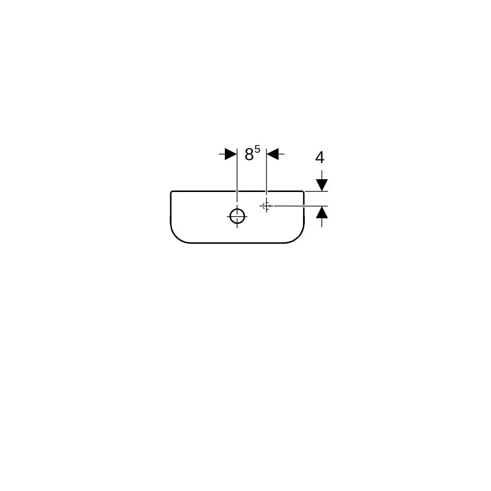 Geberit iCon Aufputzspülkasten aufgesetzt, 2-Mengen-Spülung, Wasseranschluss seitlic... GEBERIT-229420000 4022009332544 (Abb. 6)