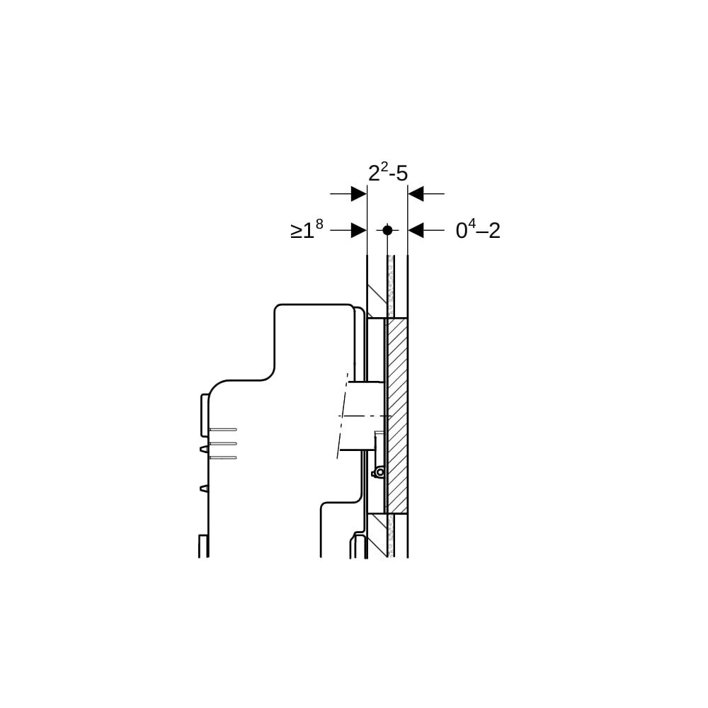 Geberit Sigma Abdeckplatte flächenbündig Sonderanfertigung... GEBERIT-115696001 4025416544272 (Abb. 7)