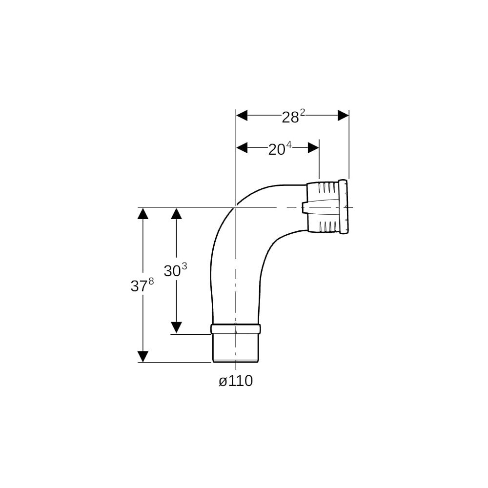 Geberit Silent-Pro BackFlip Bogen MX 110mm... GEBERIT-393526141 4025410709042 (Abb. 4)