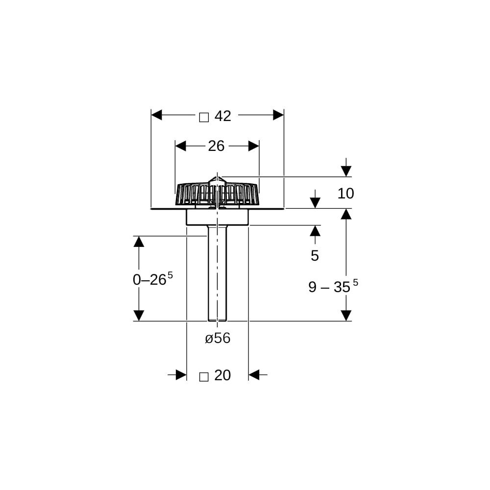 Geberit Pluvia Dachwassereinlauf mit Anschlussblech Maximale Ablaufleistung 12l/s... GEBERIT-359108001 4025410162922 (Abb. 5)