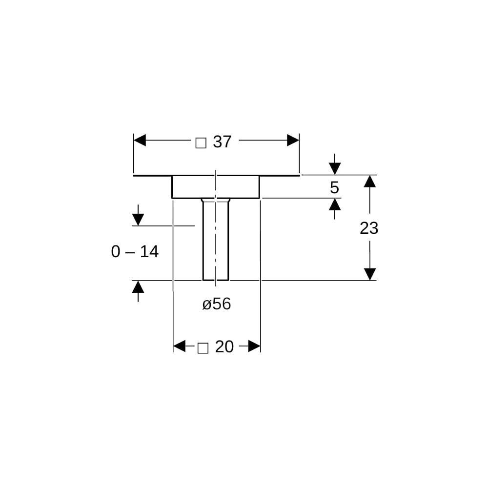 Geberit Pluvia Dampfsperrenanschluss Außendurchmesser 56mm, Anschluss Abdichtung Ede... GEBERIT-359113001 4025410162977 (Abb. 5)