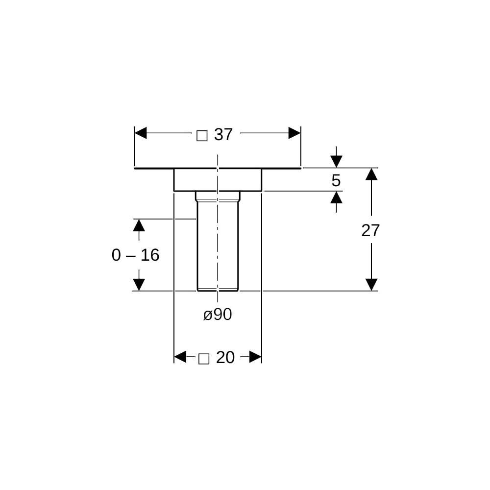 Geberit Pluvia Dampfsperrenanschluss Außendurchmesser 90mm, Anschluss Abdichtung Ede... GEBERIT-359102001 4025410162861 (Abb. 5)