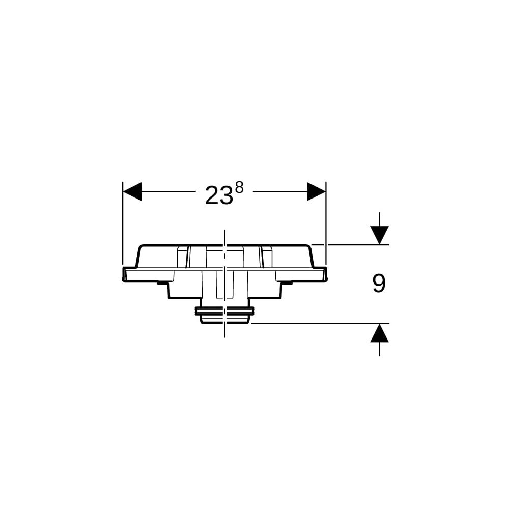 Geberit Pluvia Notüberlauf für Dachwassereinlauf, 12l/s... GEBERIT-359114001 4025410162984 (Abb. 5)