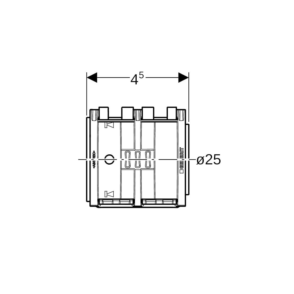 Geberit FlowFit Manschette d 25mm, 619722001... GEBERIT-619722001 4025416603047 (Abb. 4)
