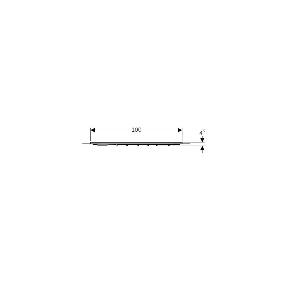 Geberit Setaplano Duschfläche rechteckig 100x90cm... GEBERIT-154271111 4025416545385 (Abb. 7)