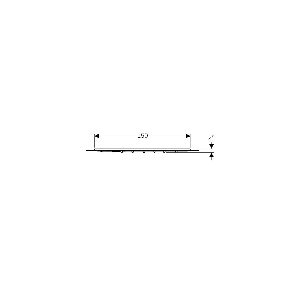 Geberit Setaplano Duschfläche rechteckig 150x80cm... GEBERIT-154267111 4025416694229 (Abb. 7)