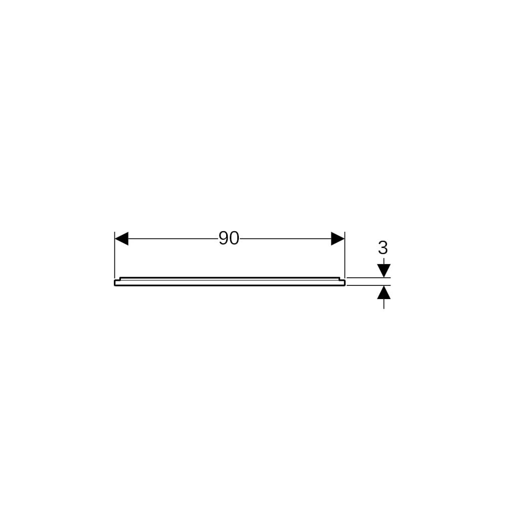 Geberit Installationsrahmen für Setaplano Duschfläche bis 100cm, für 4 Füße, Breite ... GEBERIT-154492001 4025410771032 (Abb. 7)