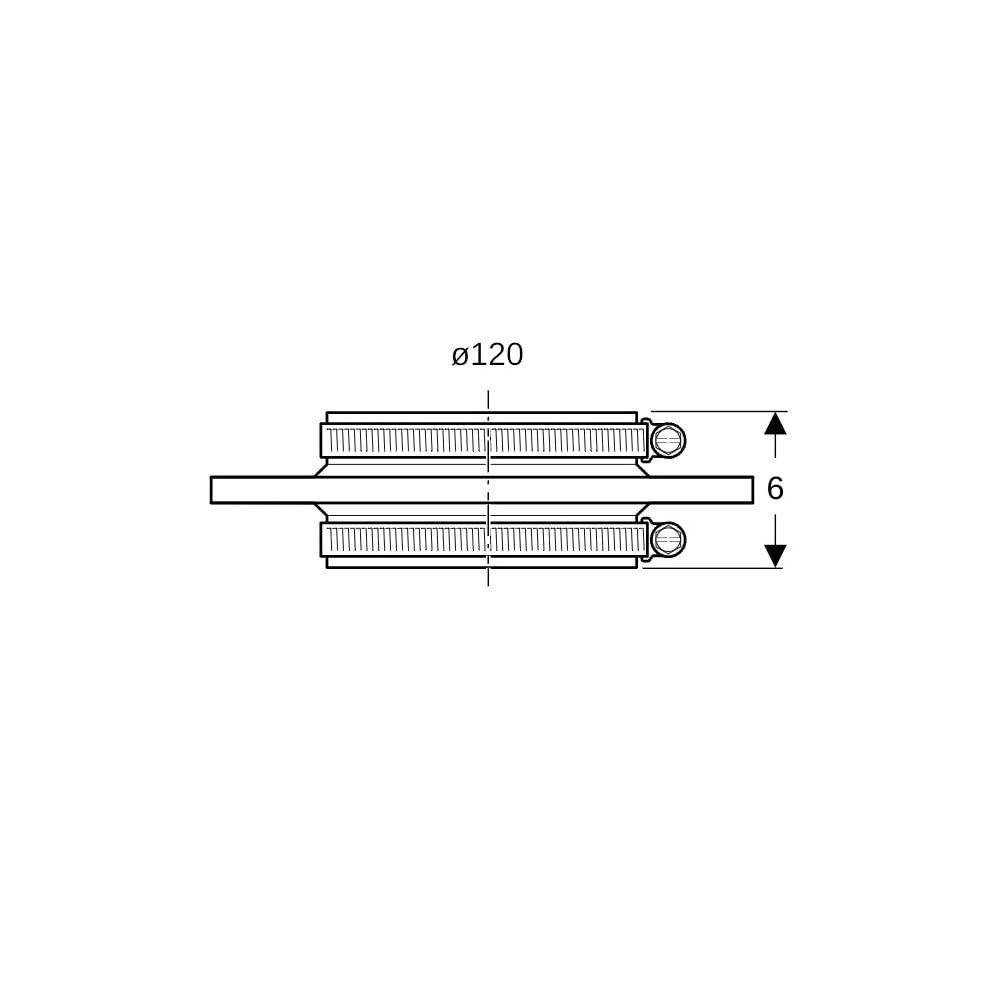 Geberit Mauerkragen Radondicht für Varino Bodenablauf... GEBERIT-388140001 4025410105929 (Abb. 4)