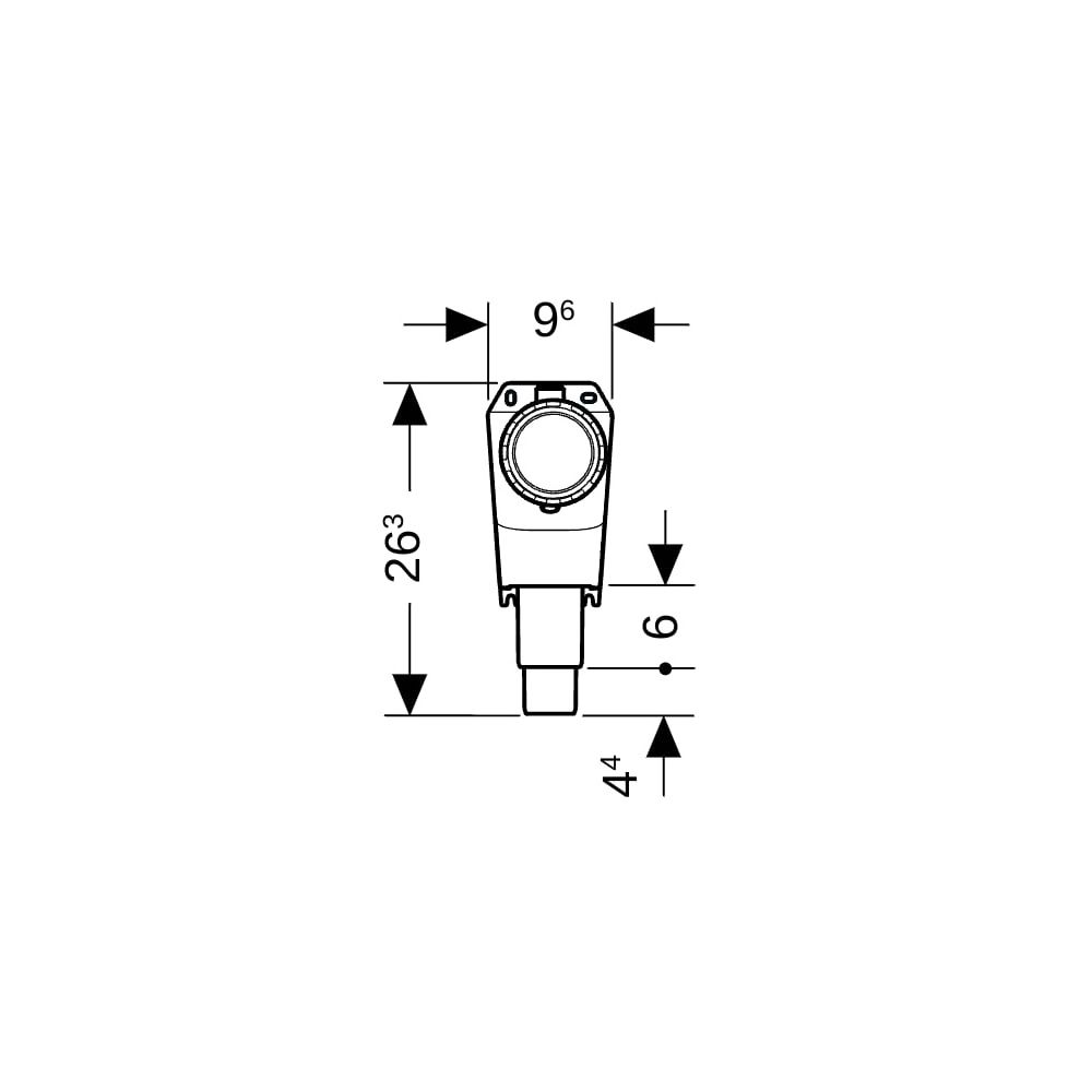 Geberit HS01 Hygienespülung mit Batterie d 50mm, d1 40mm... GEBERIT-616290001 4025410944849 (Abb. 6)