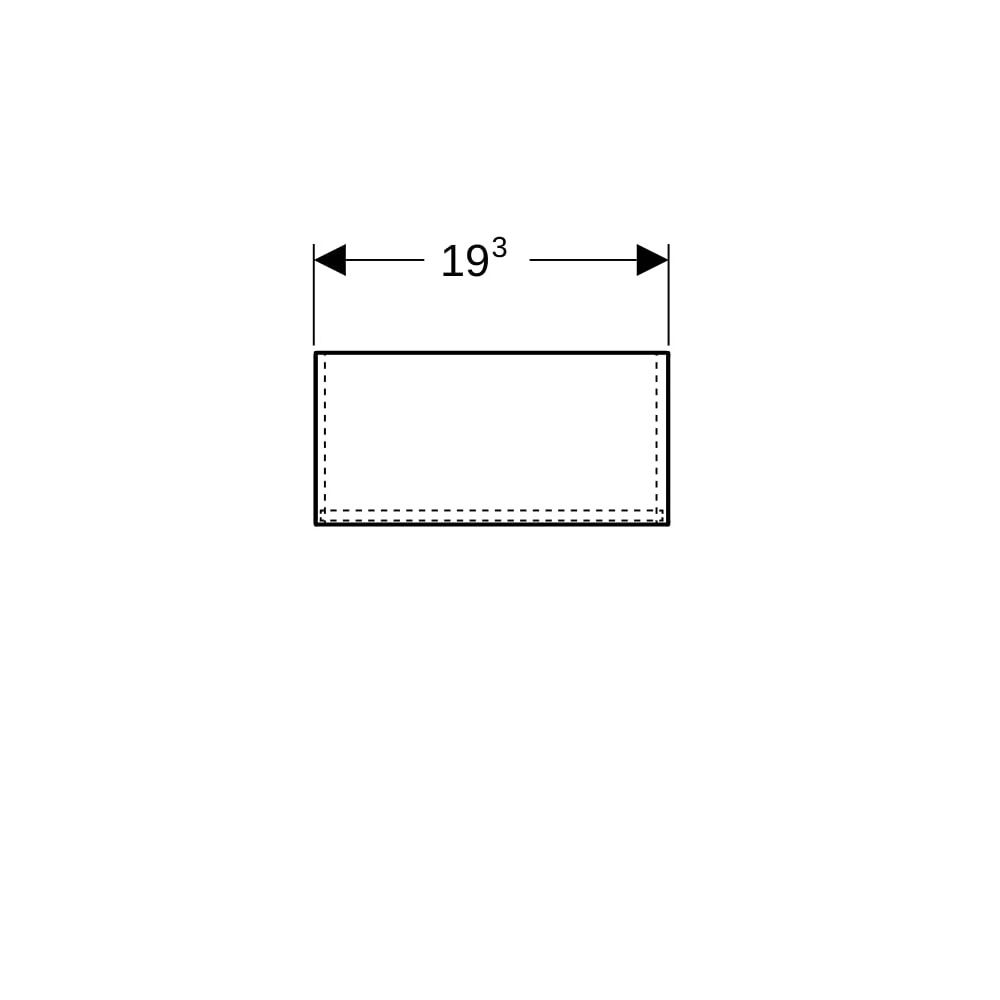 Geberit Ordnungsbox 19,3x11,6x9,4cm, 503016001... GEBERIT-503016001 4064746013027 (Abb. 5)