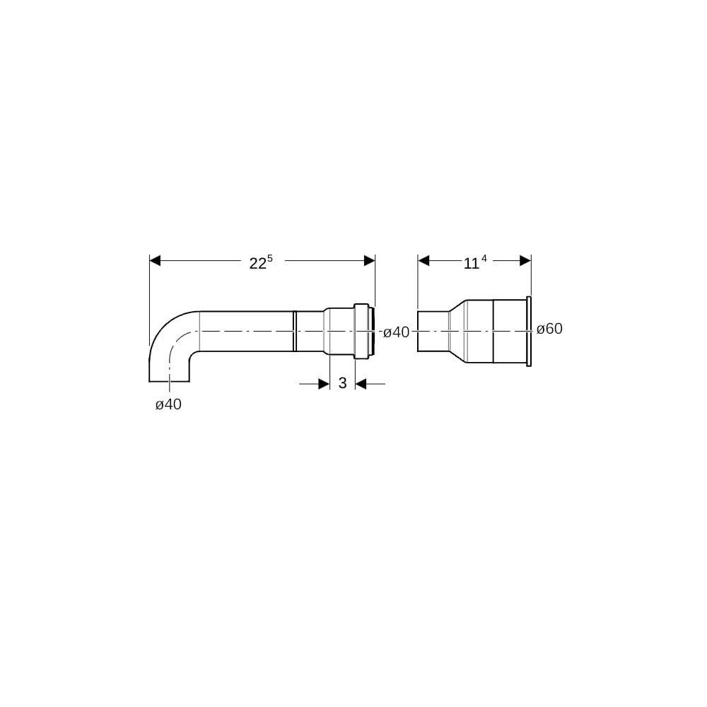 Geberit Reinigungszubehör für Wandabläufe 40/60mm... GEBERIT-154344001 4064746015274 (Abb. 4)