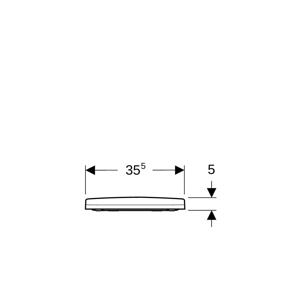 Geberit Acanto WC-Sitz mit Absenkautomatik, ohne Quick-Release-Scharniere, Befestigu... GEBERIT-500660012 4025416589402 (Abb. 9)