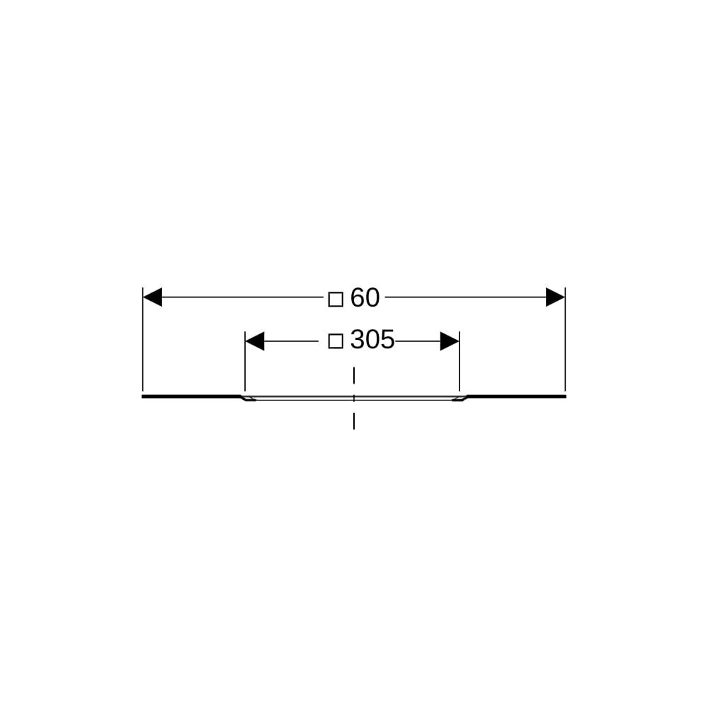 Geberit Befestigungsblech L60x60, 359133001... GEBERIT-359133001 4025416813576 (Abb. 5)