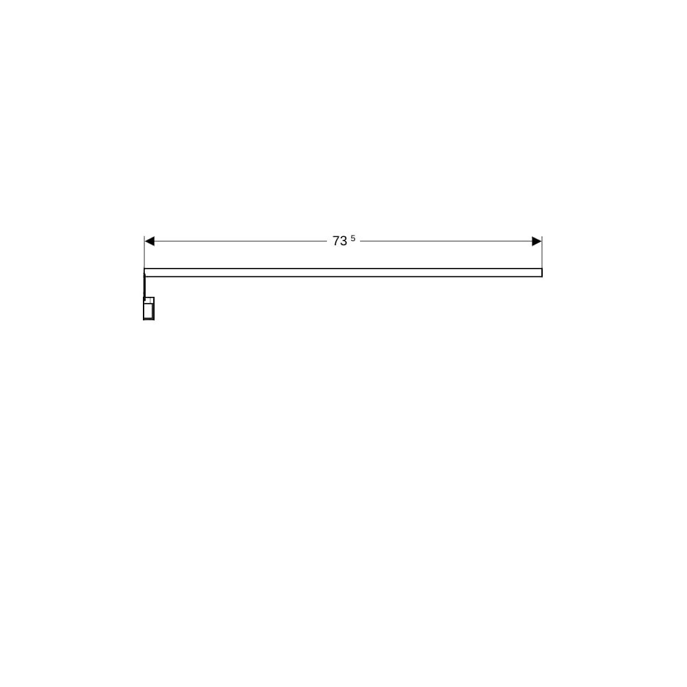 Geberit Lichtleiste für Schublade Länge 73,5cm... GEBERIT-501735000 4022009343083 (Abb. 6)