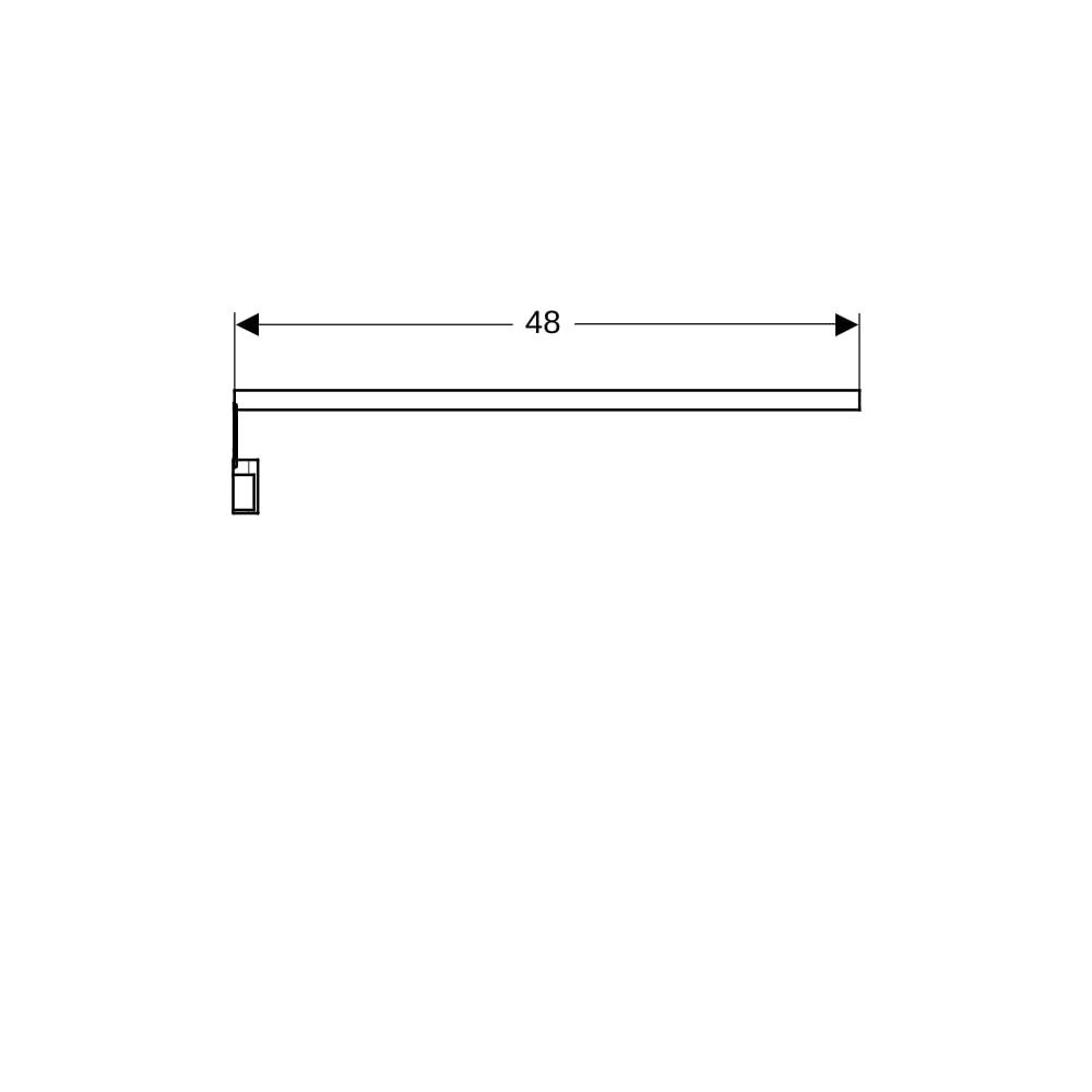 Geberit Lichtleiste für Schublade Länge 48cm... GEBERIT-501480000 4022009343052 (Abb. 6)