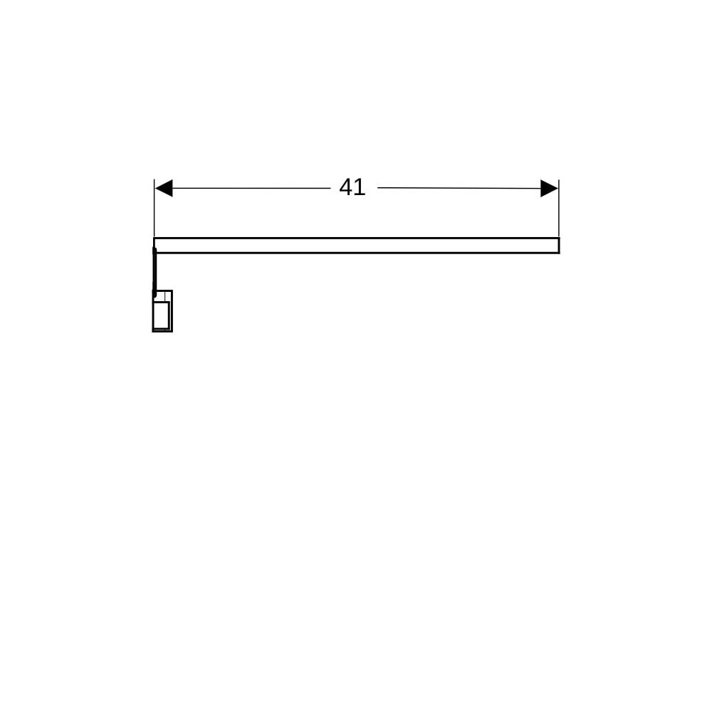Geberit Lichtleiste für Schublade Länge 41cm... GEBERIT-501410000 4022009343045 (Abb. 6)