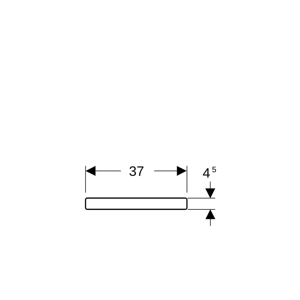 Geberit Renova Plan WC-Sitz eckiges Design, Befestigung von unten ohne Absenkautomat... GEBERIT-572110000 4022009305661 (Abb. 9)