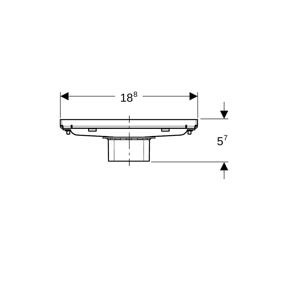 Geberit CleanLine Duschrinne, befliesbar Sonderanfertigung/Edelstahl gebürstet... GEBERIT-154455001 4025416800187 (Abb. 9)