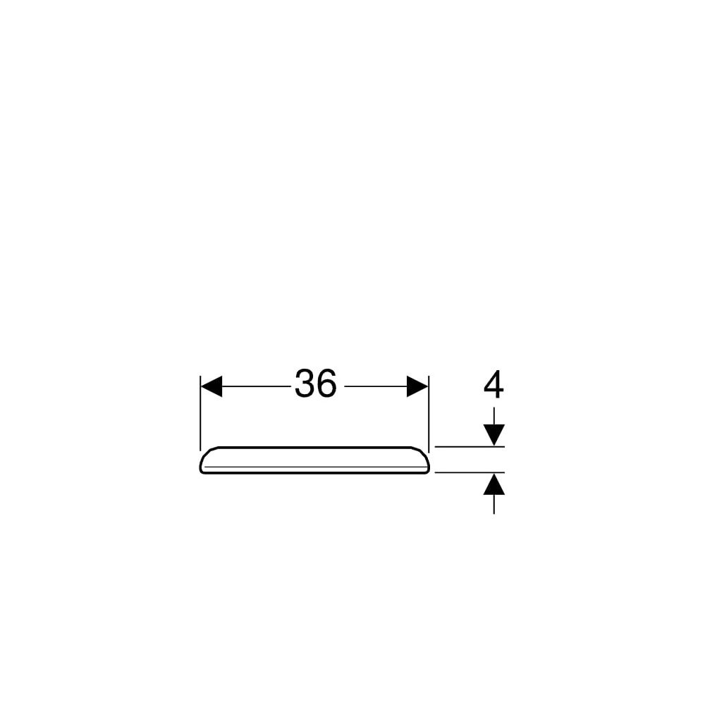 Geberit myDay WC-Sitz mit Absenkautomatik, Befestigung von oben, Weiß/glänzend... GEBERIT-575410000 4022009315653 (Abb. 8)