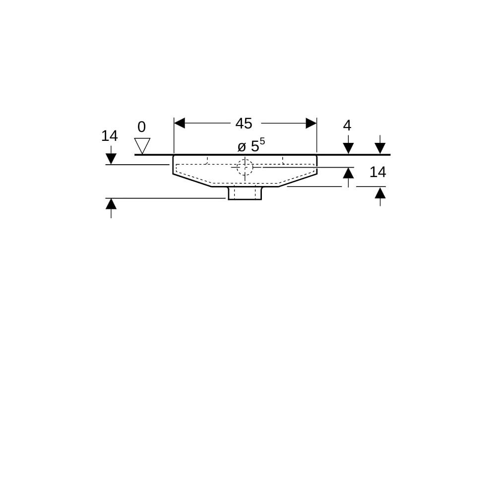 Geberit Publica Hock-WC, 45x18x60cm, Weiß... GEBERIT-208580000 4022009348125 (Abb. 8)