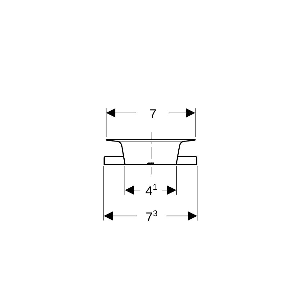 Geberit Ablaufventil mit Zylinderschraube... GEBERIT-216986001 4025416032885 (Abb. 5)
