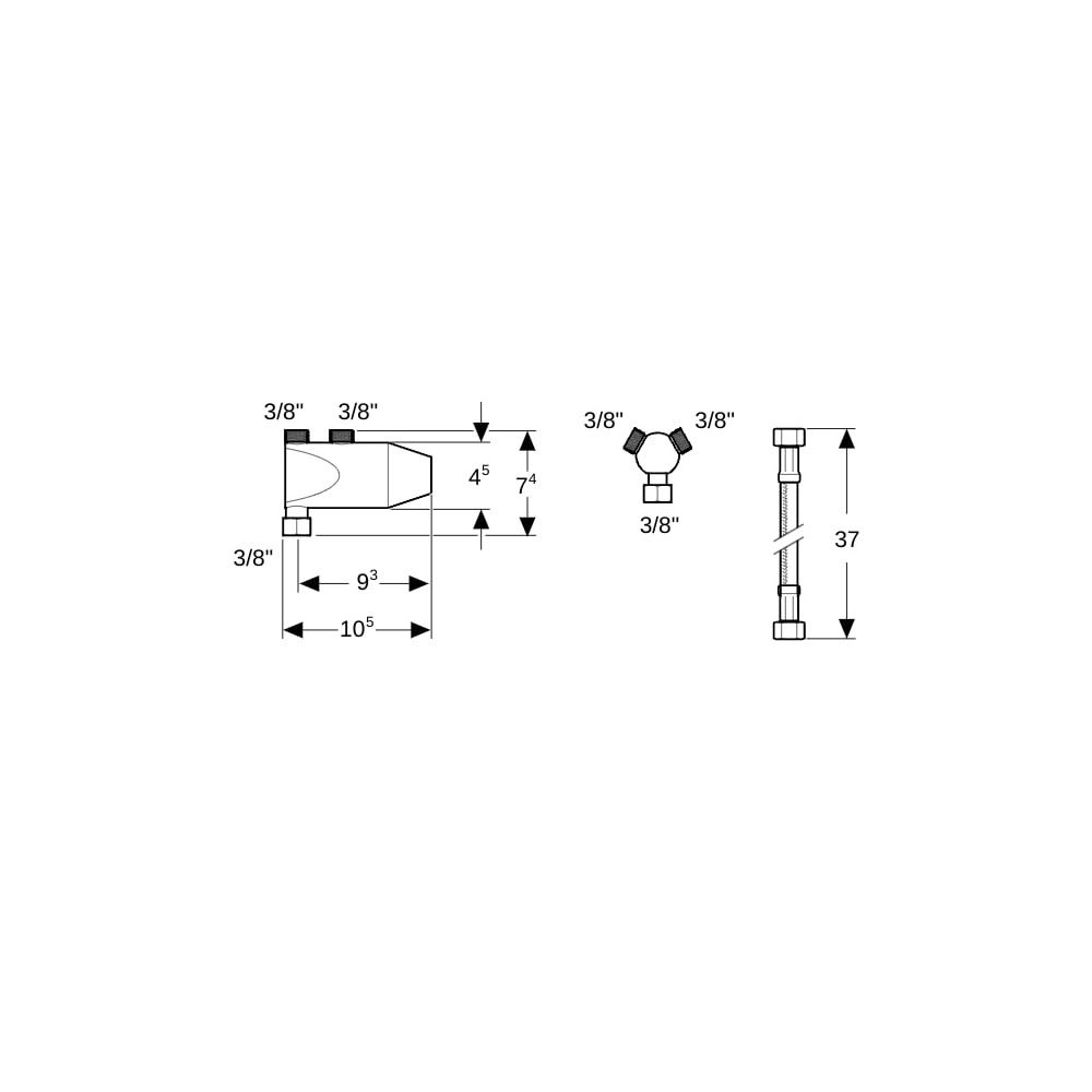 Geberit Bambini Minithermostat für Waschtischarmatur... GEBERIT-599113000 4022009337433 (Abb. 5)