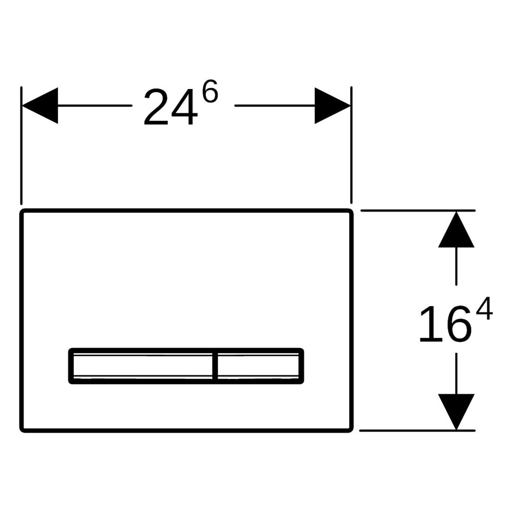 Geberit Drückerplatte Sigma50, 2-Mengen-Spülung, Square, Sandgrau, Metallfarbe verc... GEBERIT-115788JL2 4025410946973 (Abb. 12)