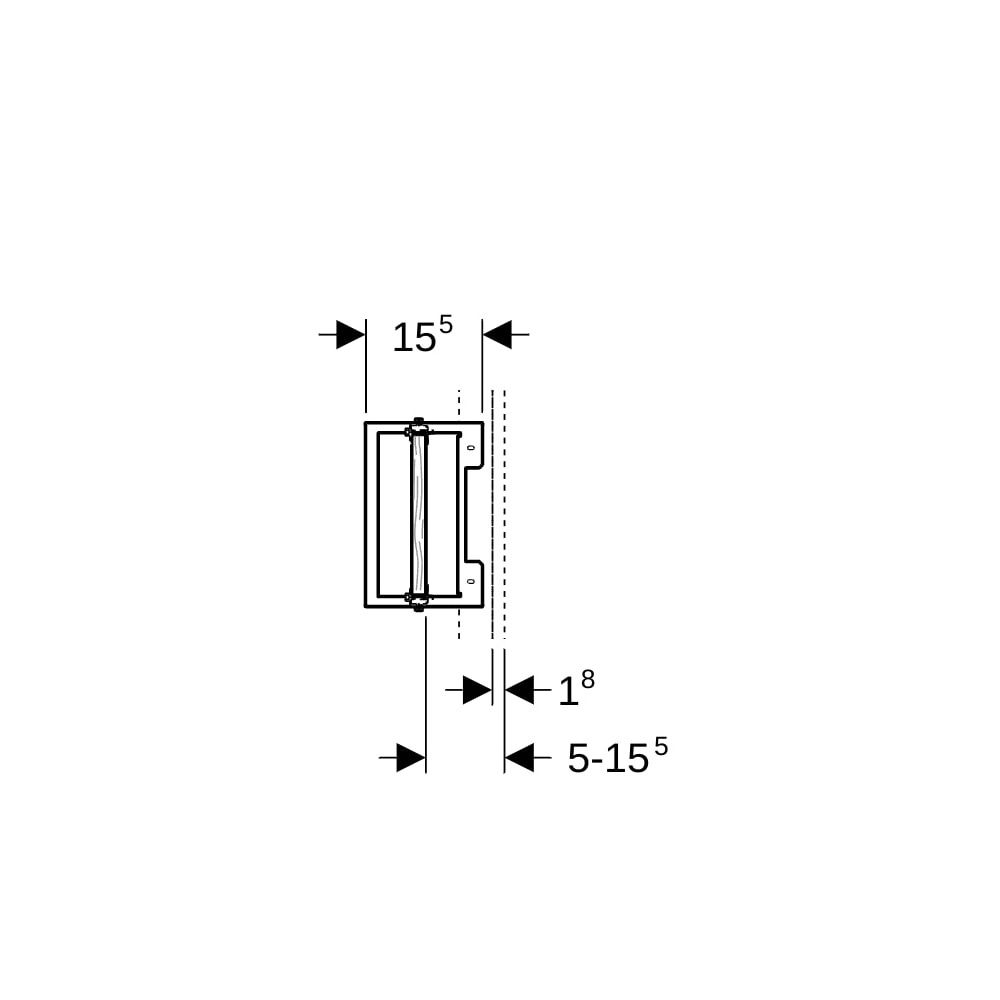 Geberit Duofix Montageplatte universell, Unterputz, für Trockenbau... GEBERIT-111788001 4025416612551 (Abb. 7)
