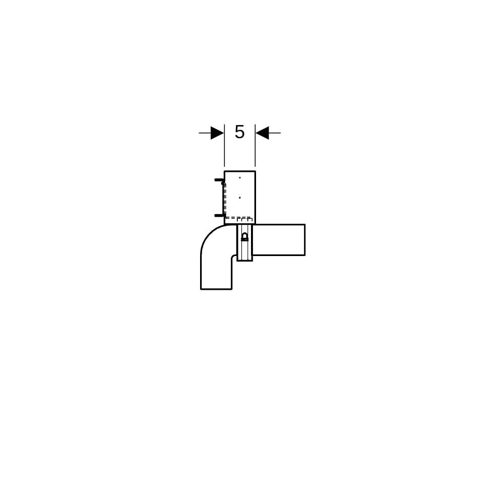 Geberit Duofix Traverse für Standarmatur, Küchenspüle, für Trockenbau... GEBERIT-111774001 4025416620556 (Abb. 8)