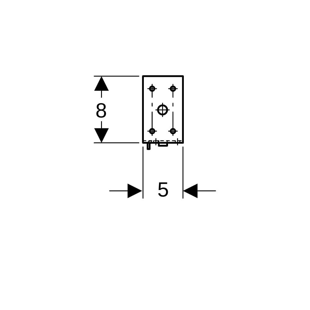 Geberit Duofix Befestigungsmaterial für Ständerabstand 50-57,5cm, für Trockenbau... GEBERIT-111869001 4025416927822 (Abb. 8)