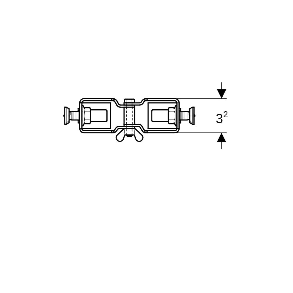 Geberit GIS Eckanschluss, 461804001... GEBERIT-461804001 4025416607656 (Abb. 7)