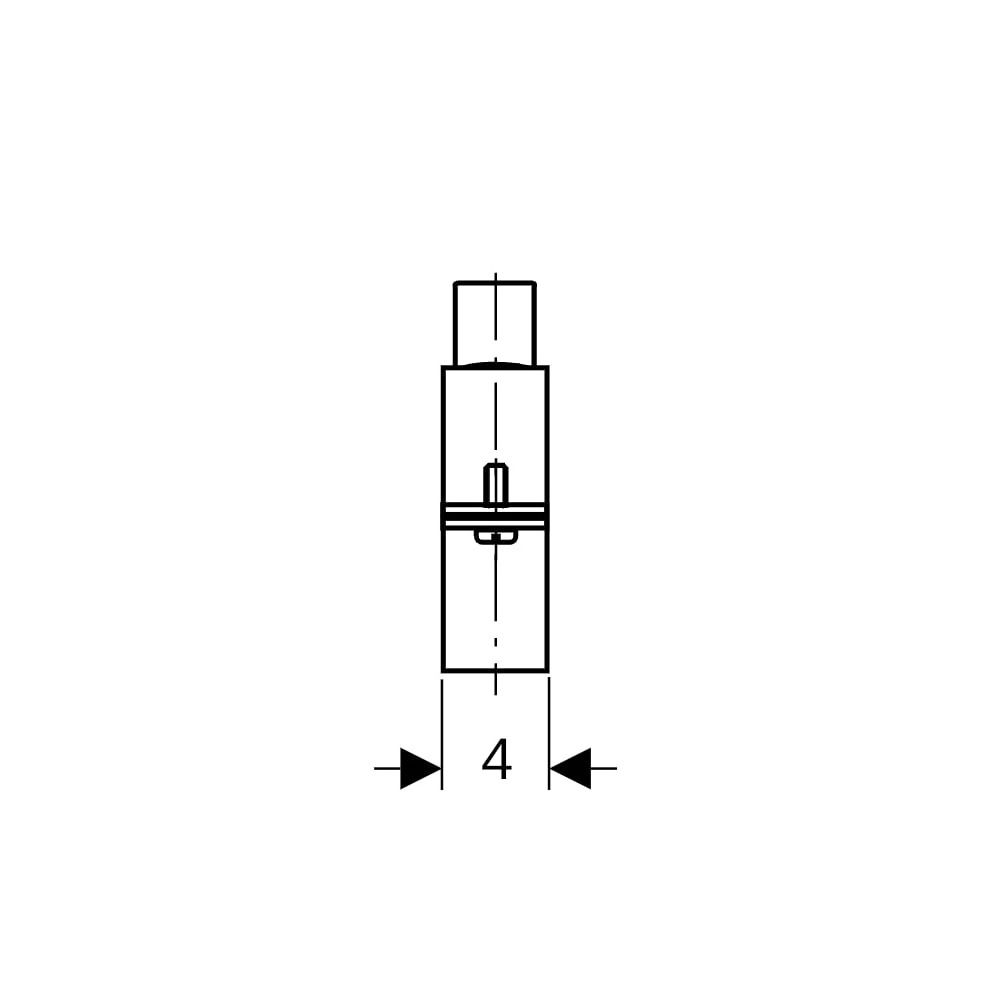 Geberit Rohrschelle mit Gewindemuffe Rohrgewinde 1 1/4 d250... GEBERIT-371841001 4025410523402 (Abb. 7)