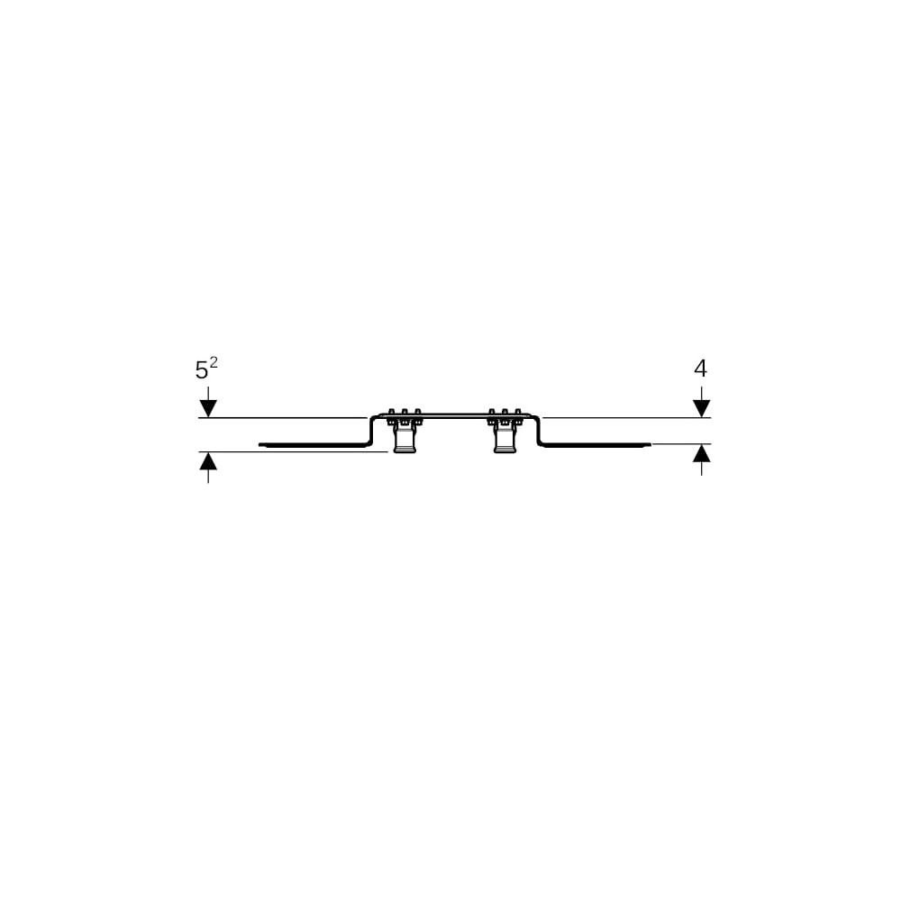 Geberit PushFit Anschlusswinkel 90 Grad vormontiert, zweifach, d 20mm, Rotguss... GEBERIT-651289001 4025416957966 (Abb. 7)