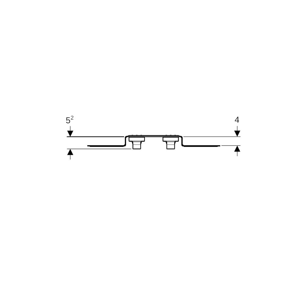 Geberit PushFit Anschlusswinkel 90 Grad vormontiert, 2-fach, schallgedämmt, d 16mm, ... GEBERIT-650290001 4025416957928 (Abb. 7)