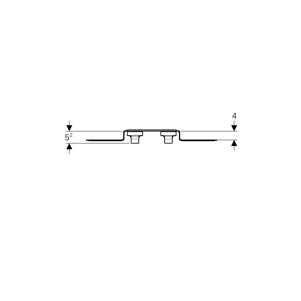 Geberit PushFit Anschlusswinkel 90 Grad vormontiert, zweifach, Ablaufrohrschelle, CW... GEBERIT-651298001 4025416719274 (Abb. 7)