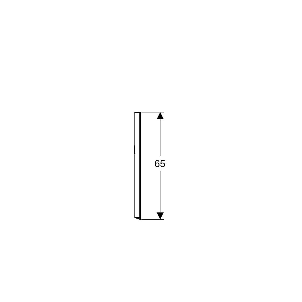 Geberit Renova Compact Lichtspiegel, Breite 60cm, Höhe 65cm, Aluminium eloxiert... GEBERIT-862360000 4022009329759 (Abb. 10)