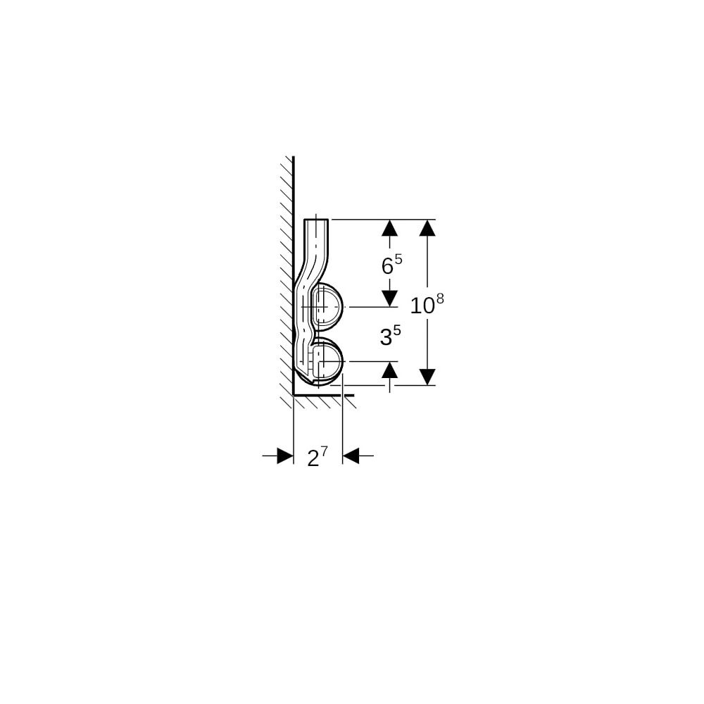 Geberit Mapress Kupfer Set Anschluss-T-Stück für Vor-/Rücklauf Außendurchmesser 15mm... GEBERIT-24005 4024723240051 (Abb. 7)
