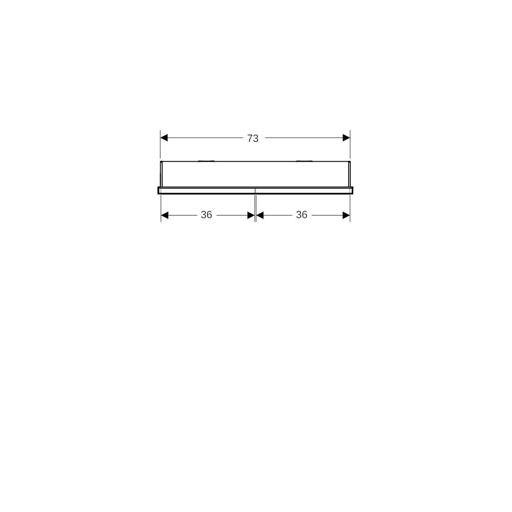 Geberit ONE Spiegelschrank mit ComfortLight, 2 Türen, UP-Montage, Höhe 90cm B 75cm, ... GEBERIT-505802007 4025410077271 (Abb. 4)