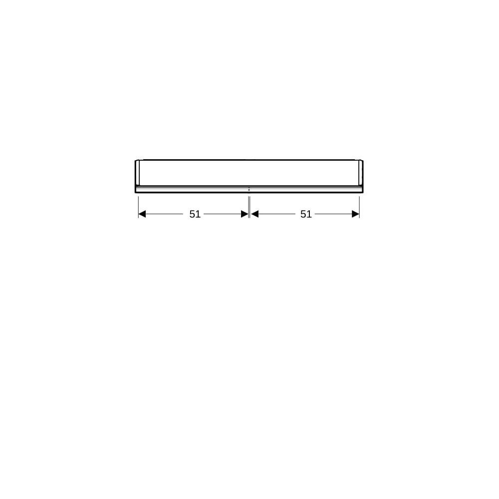 Geberit ONE Spiegelschrank mit ComfortLight, 2 Türen, AP-Montage, Höhe 90cm B 105cm,... GEBERIT-505814002 4025410935205 (Abb. 7)