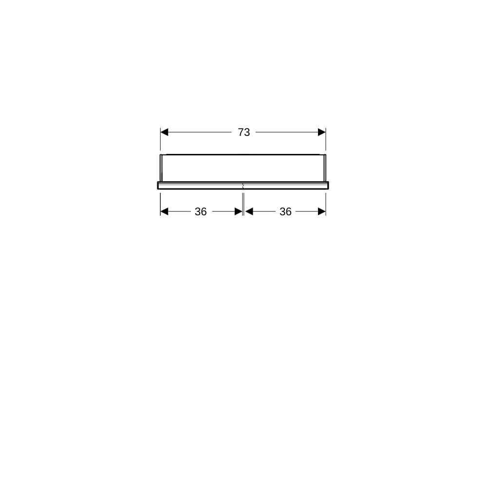 Geberit ONE Spiegelschrank mit Nische und ComfortLight, 2 Türen, UP-Montage, H 90cm ... GEBERIT-505822001 4025410935311 (Abb. 7)