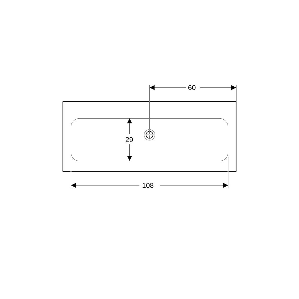 Geberit iCon Möbelwaschtisch 120x48cm ohne Hahnlöcher, ohne Überlauf, Weiß... GEBERIT-501846003 4025410895431 (Abb. 4)