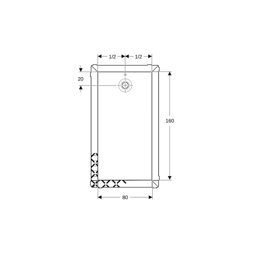 Geberit Olona Rechteckduschwanne mit Dichtvlies 160x80cm, Mattweiß... GEBERIT-550923001 4025410873453 (Abb. 8)