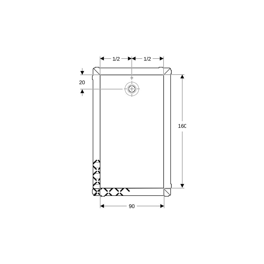 Geberit Olona Rechteckduschwanne mit Dichtvlies 160x90cm, Mattweiß... GEBERIT-550924001 4025410873460 (Abb. 8)