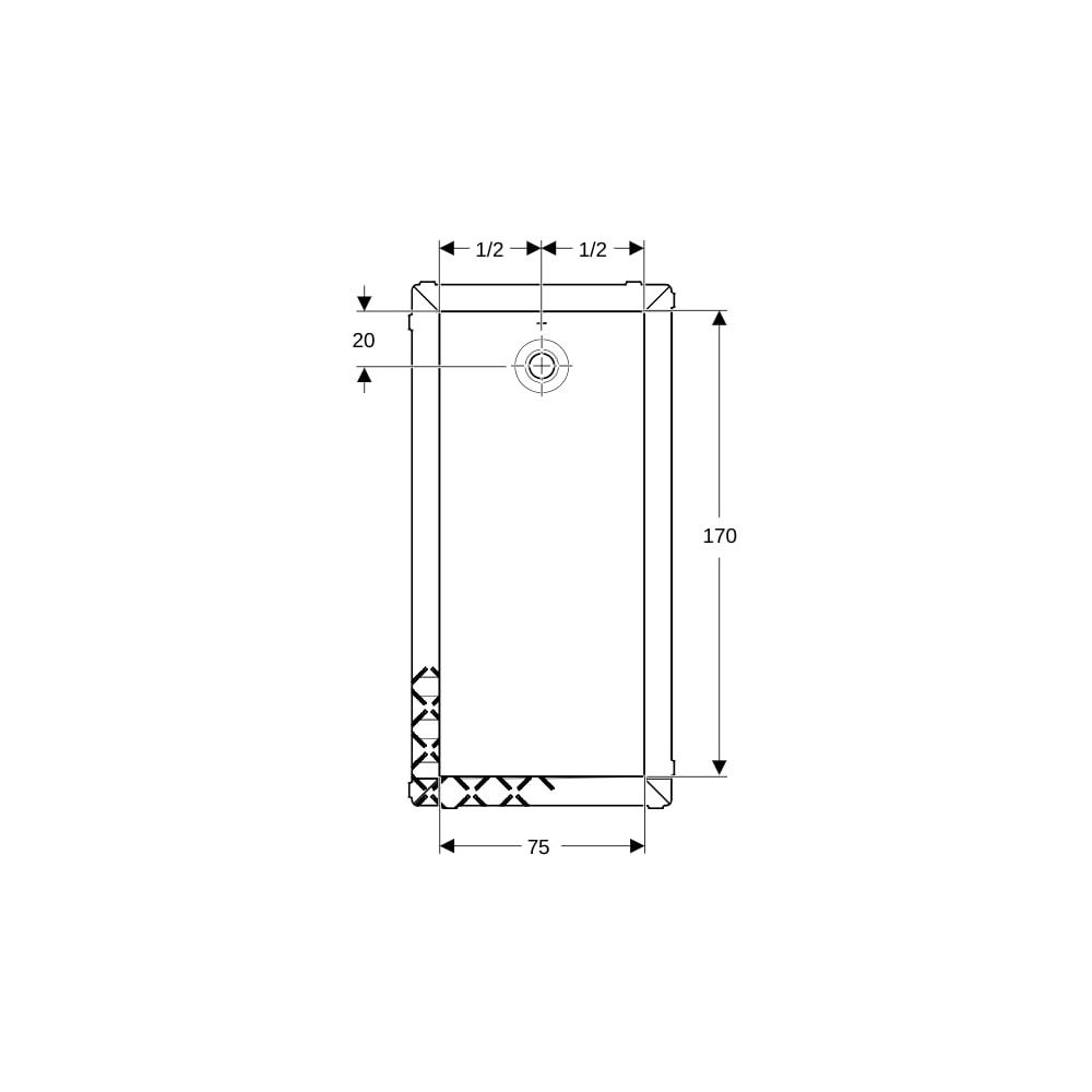 Geberit Olona Rechteckduschwanne mit Dichtvlies 170x75cm, Mattweiß... GEBERIT-550927001 4025410873521 (Abb. 8)